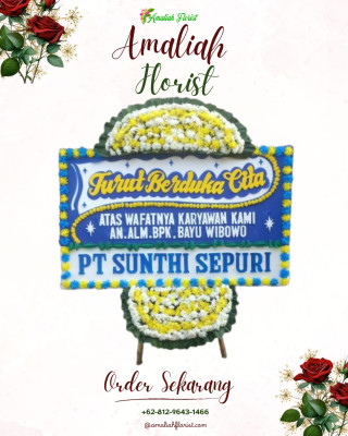 Papan Bunga Duka di Salotellue